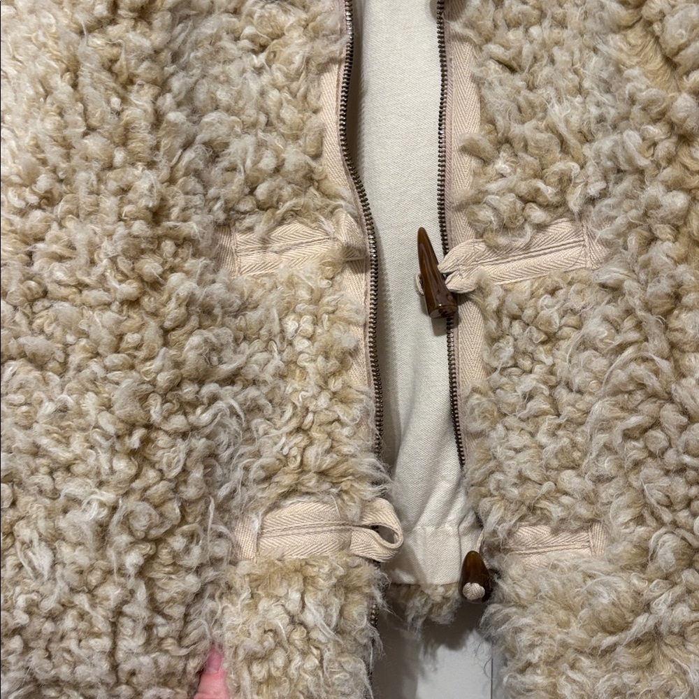 BNNW anthropolgie brenna faux fur coat - Picture 10 of 10